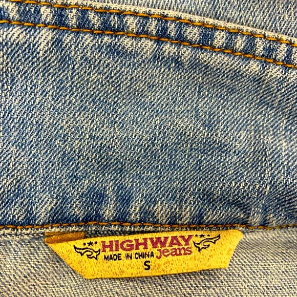 Highway Jeans faded jean jacket, size S - Picture 5 of 5